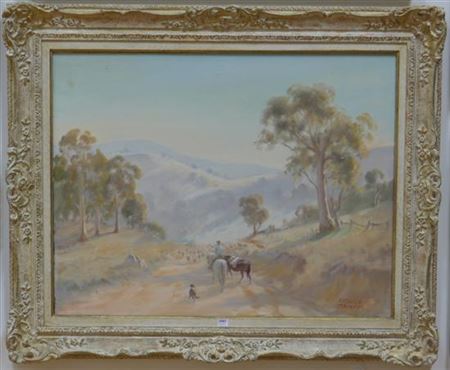 MUSTERING by Ambrose Sylvester Griffin - Auction record, sale price, and art valuation. Compare with similar artists and explore comparable artworks.