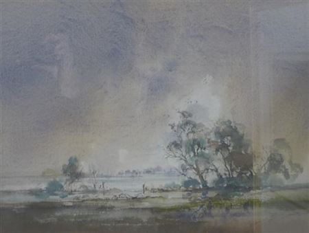 THE DUCK SHOOTERS, 1979 by Reg Cox - Auction record, sale price, and art valuation. Compare with similar artists and explore comparable artworks.