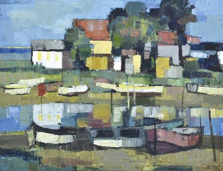 Moored Boats 1964