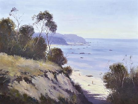 Tranquil Morn, Point King by Richard Chamerski - Auction record, sale price, and art valuation. Compare with similar artists and explore comparable artworks.