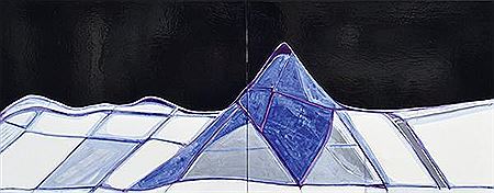 Blue Mountain 2005 (diptych)