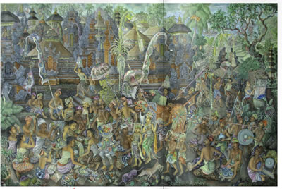 Sample artwork by Anak Agung Gde Raka Pudja (1932 - 2016), known for painting - View similar artists and auction records