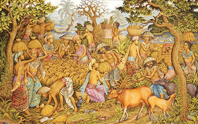 Sample artwork by I Wayan Supharta (Born 1971), known for painting - View similar artists and auction records