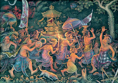 Sample artwork by Wayan Matra (20/21st century), known for painting - View similar artists and auction records