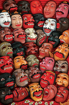 Sample artwork by Ketut Sudila (Born 1974), known for batuan style painting - View similar artists and auction records