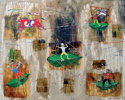 Sample artwork by I Made Wiradana (Born 1968), known for painting - View similar artists and auction records