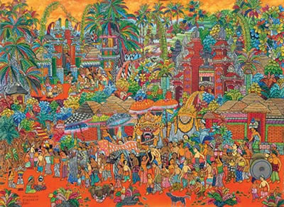 Melasti Procession by I Wayan Pageh - Auction record, sale price, and art valuation. Compare with similar artists and explore comparable artworks.