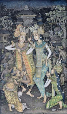 Arja Dance by I Wayan Sudana - Auction record, sale price, and art valuation. Compare with similar artists and explore comparable artworks.