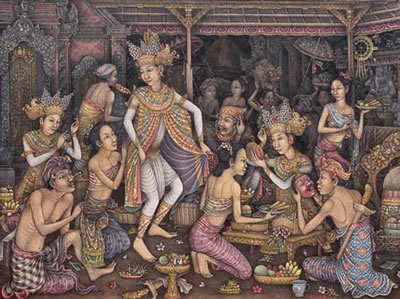 Behind the Stage by I Made Adi Antara - Auction record, sale price, and art valuation. Compare with similar artists and explore comparable artworks.