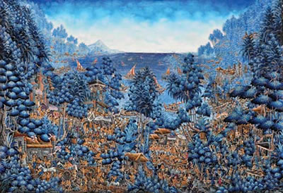 Sample artwork by I Wayan Kaler (20/21st century), known for painting - View similar artists and auction records
