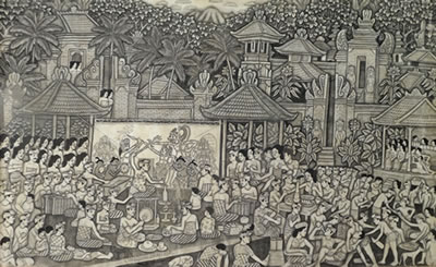Puppet Show by Ida Bagus Nyoman Rai - Auction record, sale price, and art valuation. Compare with similar artists and explore comparable artworks.