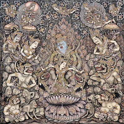 Sample artwork by Ketut I Madra (1940 - 2021), known for painting - View similar artists and auction records