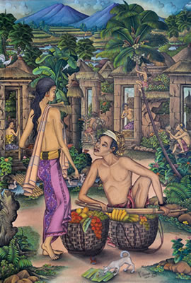 Penjual Buah by I Ketut Sudana - Auction record, sale price, and art valuation. Compare with similar artists and explore comparable artworks.