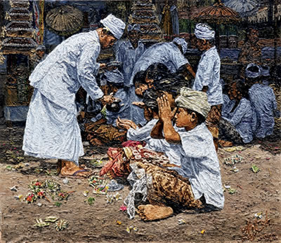 Sample artwork by Yudhy Susanto (20/21st century), known for painting - View similar artists and auction records