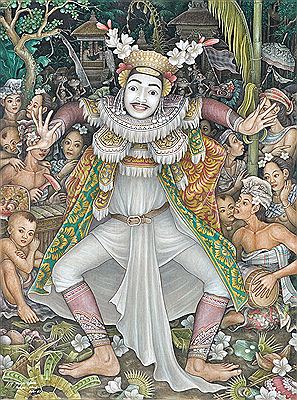 Sample artwork by I Made Suta (20/21st century), known for painting - View similar artists and auction records