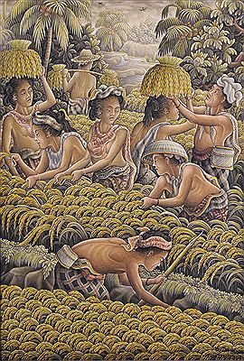 Sample artwork by I Wayan Tohdjiwa (1916 - 2001), known for painting - View similar artists and auction records