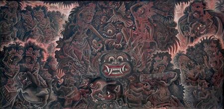 The Birth of Sang Bhoma by Ida Bagus Made Nadera - Auction record, sale price, and art valuation. Compare with similar artists and explore comparable artworks.