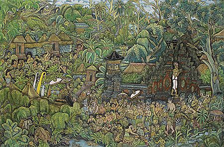 Temple Festival by Ida Bagus Made Widja - Auction record, sale price, and art valuation. Compare with similar artists and explore comparable artworks.