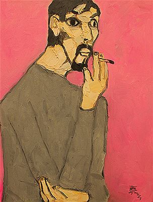 Portrait of Dang Xuan Hoa: Self-portrait