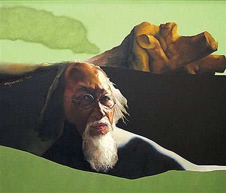 Portrait of Do Quang Em: Self-portrait