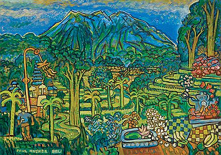 Balinese Mountain Landscape of Jatiluwih