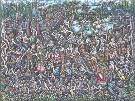 Tari Joged Bumbung by Ida Bagus Putu Padma - Auction record, sale price, and art valuation. Compare with similar artists and explore comparable artworks.