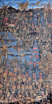 Sample artwork by I Wayan Bendi (1950 - 2020), known for painting - View similar artists and auction records