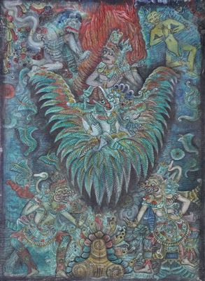 Ramayana by I Gusti Nyoman Moleh - Auction record, sale price, and art valuation. Compare with similar artists and explore comparable artworks.