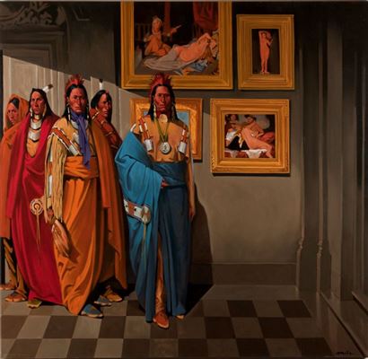 Visit to the Louvre XII, 2004