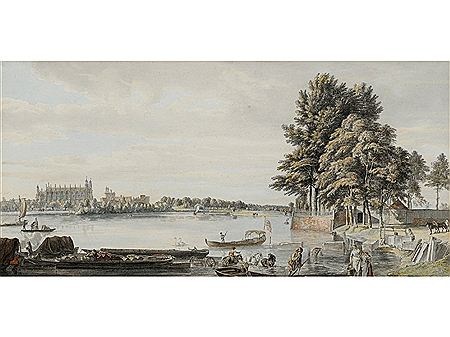 ETON, VIEW FROM CROWN CORNER by Paul Sandby - Auction record, sale price, and art valuation. Compare with similar artists and explore comparable artworks.