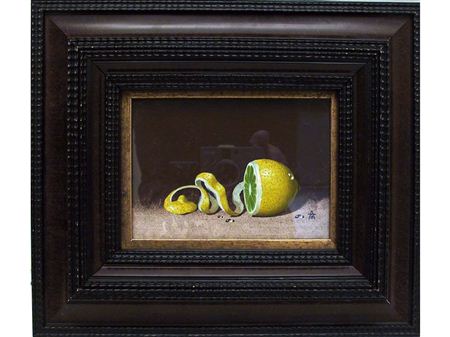 A PEELED LEMON