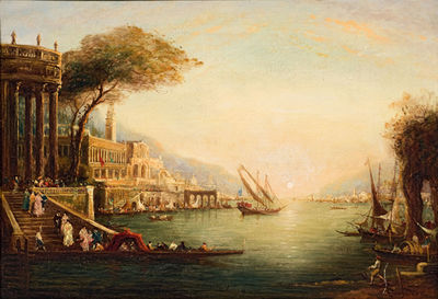 Vue du Bosphore, Constantinople