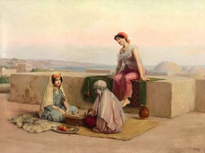 Les joueuses d'échec