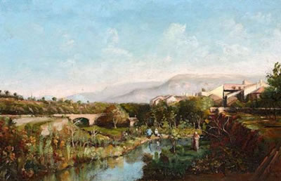 Sample artwork by Jules Justin Claverie (1859 - 1932), known for painting - View similar artists and auction records
