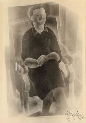 Femme assise