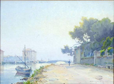 Martigues - le canal Prudhommie