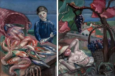 La bouillabaisse et les vendanges. (a pair)