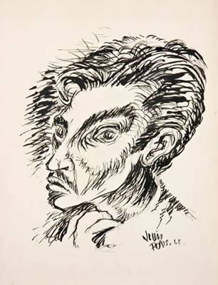 Portrait of Louis Pons: Self-portrait