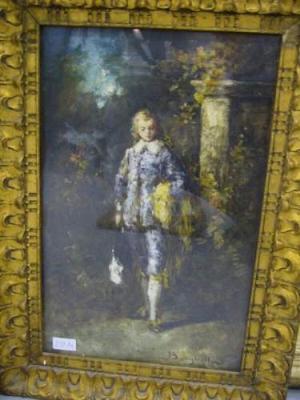 Enfant dans un sous-bois