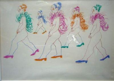 Sample artwork by Emmanuel Mateo (20th century), known for painting - View similar artists and auction records