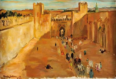 Vue de Fez by Renee Jullien - Auction record, sale price, and art valuation. Compare with similar artists and explore comparable artworks.