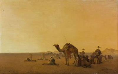 La halte de la caravane