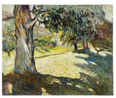 Paysage au grand arbre