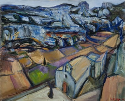 Paysage des Alpilles.