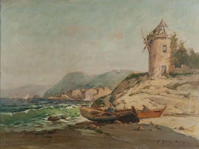 Pointus et pecheurs sur la plage. by Sauveur Bernay-Theric - Auction record, sale price, and art valuation. Compare with similar artists and explore comparable artworks.