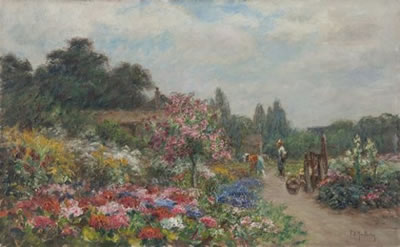 Le jardin fleuri. by Francois Richard de Montholon - Auction record, sale price, and art valuation. Compare with similar artists and explore comparable artworks.