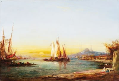 Sample artwork by Adolphe Bachmann (c.1880 - 1956), known for landscape painting - View similar artists and auction records