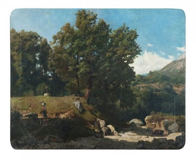 Paysage. by Diodore Rahoult - Auction record, sale price, and art valuation. Compare with similar artists and explore comparable artworks.