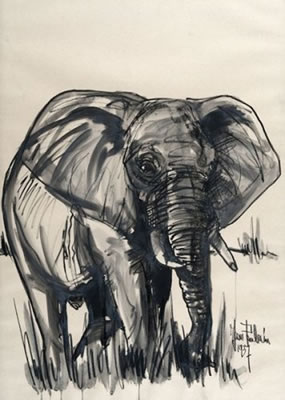 Sample artwork by Jean Poulain (1884 - 1967), known for animals - View similar artists and auction records