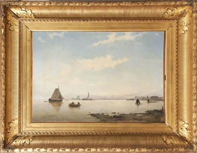 L'entrée du Port d'Amsterdam.